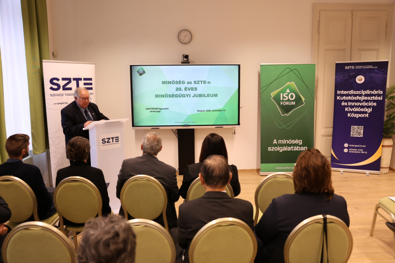 20 éves MIR jubileum és sikeres SZTE rendezvény a 2025. évi Minőségügyi Világnapon