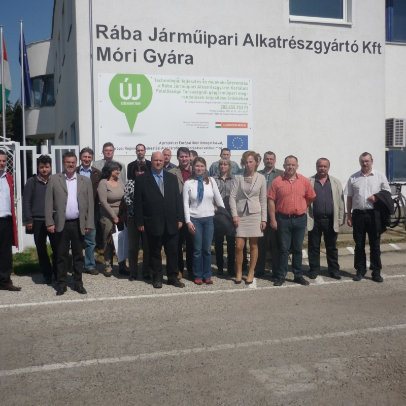 ISO 9000 FÓRUM által szervezett gyárlátogatás - RÁBA Járműipari Alkatrészgyártó Kft.