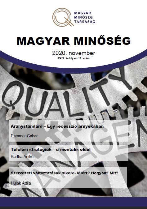 Megjelent a Magyar Minőség 2020. novemberi száma. Megjelent a Magyar Minőség 2020. novemberi száma.