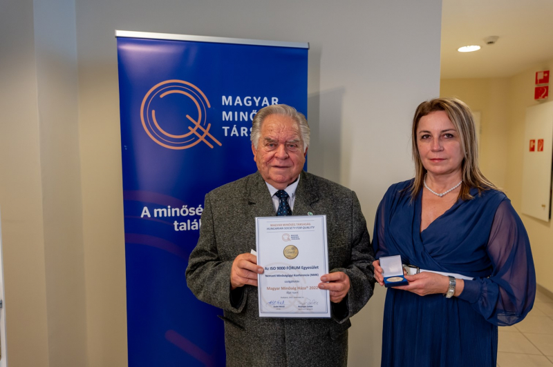 Magyar Minőség Háza Díjat nyert Egyesületünk Magyar Minőség Háza Díjat nyert Egyesületünk