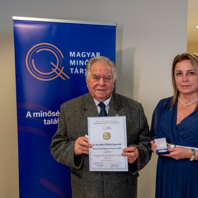 Magyar Minőség Háza Díjat nyert Egyesületünk