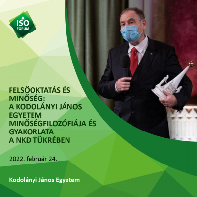 Felsőoktatás és minőség: a Kodolányi János Egyetem minőségfilozófiája és gyakorlata a NKD tükrében 