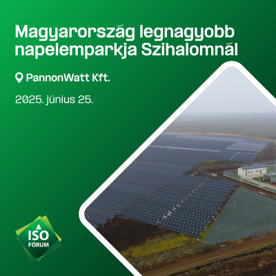 Magyarország legnagyobb napelemparkja Szihalomnál
